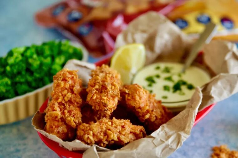 Fish Sticks With Broccoli Rice