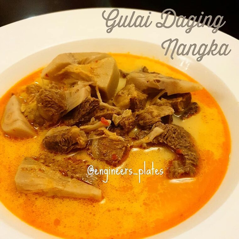 Gulai Daging Nangka Muda ( Beef Curry With Young Jackfruit )