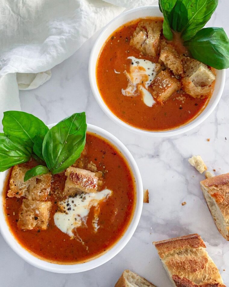 Homemade One-pot Tomato Soup