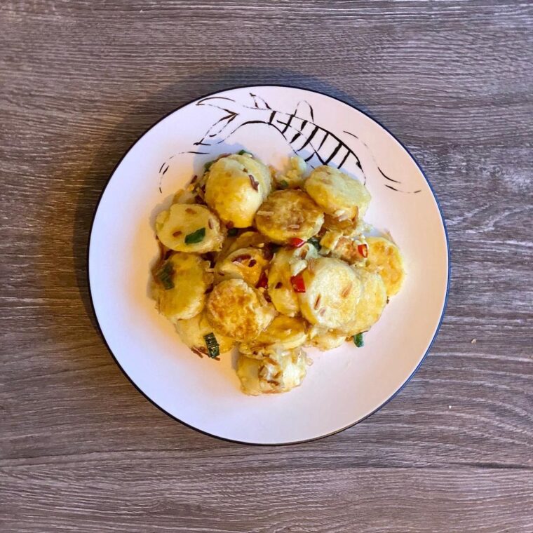 Hong Kong Style Egg Tofu With Spicy Salt