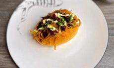 Japanese Fried Noodles Filled Bun (Yakisoba Pan)