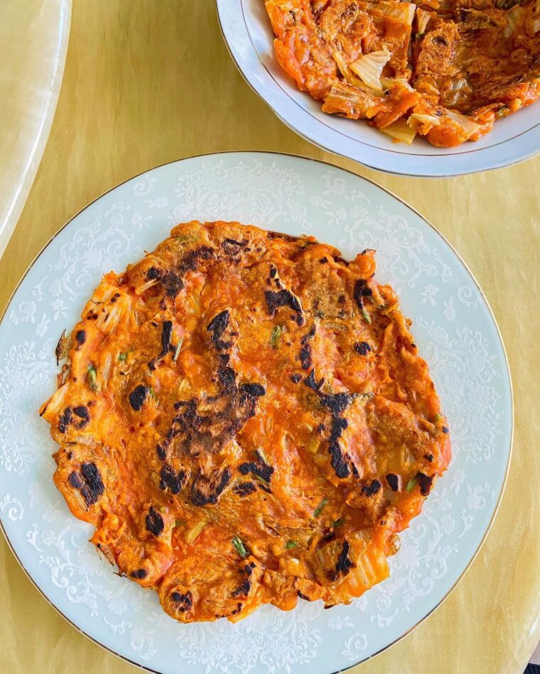 Kimchi Pancake Aka Kimchijeon