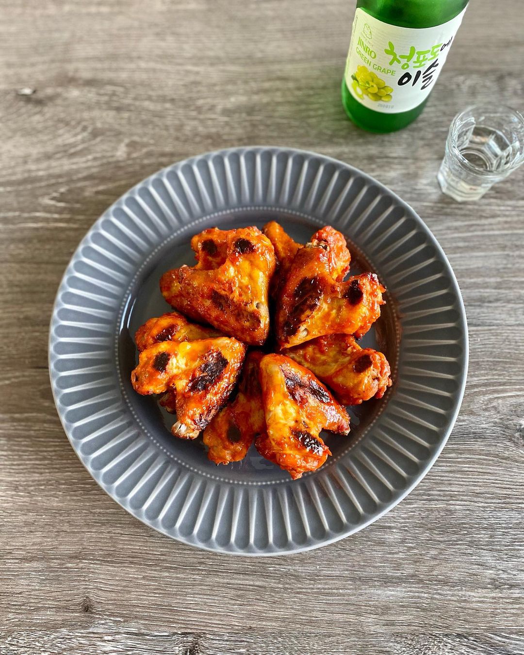Korean Spicy Chicken Wings from @vrcooking - ResepMamiku.com