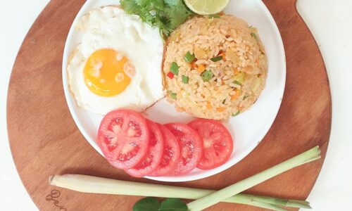 Lemongrass & Lime Leaf Fried Rice (Nasi Goreng Serai & Daun Limau)