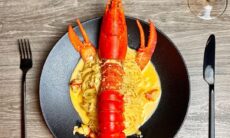 Lobster Spaghetti With Cheese