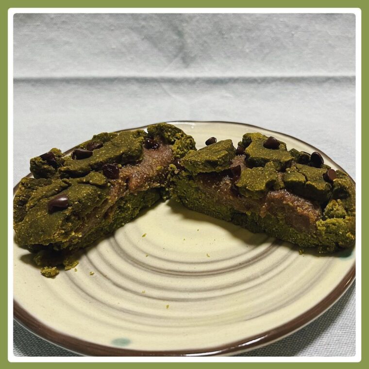 Matcha & Chocolate Mochi Cookie
