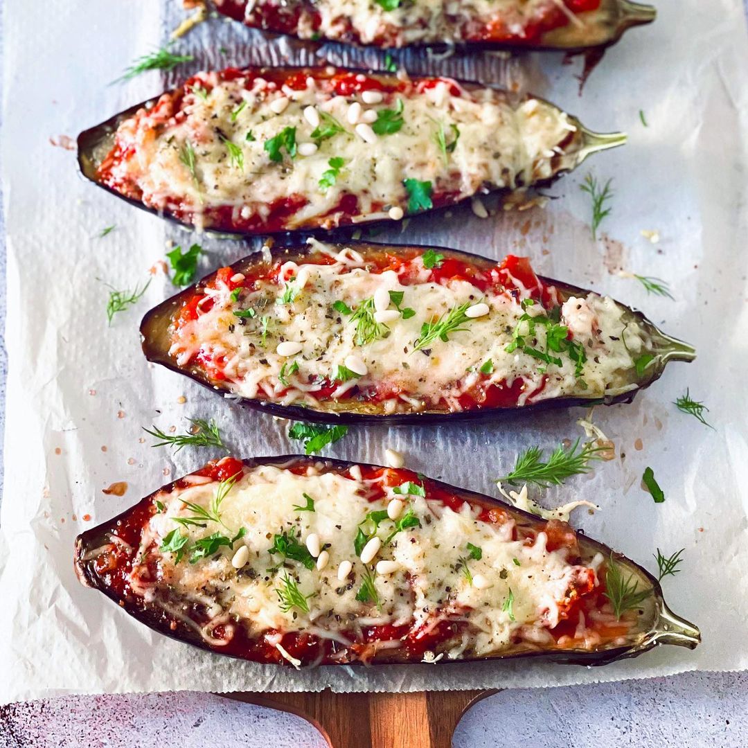 Melanzane Alla Parmigiana (Eggplant Parmesan) from @kristelskitchenblog ...