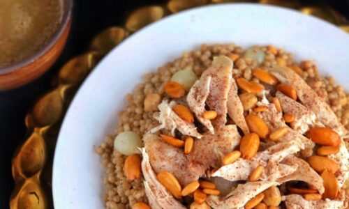 Mughrabiyih ( Lebanese Version Of Couscous)