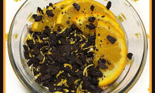 Oreo Orange Baked Oats