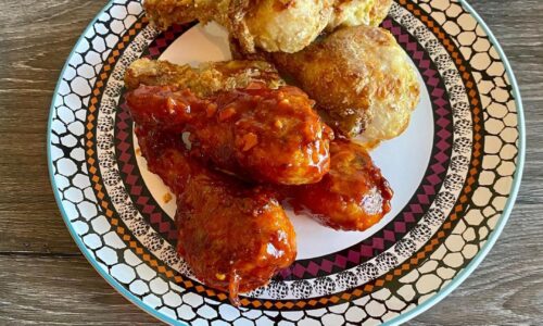 Oven Baked Korean Fried Chicken Legs
