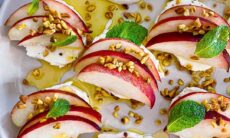 Peach Caprese