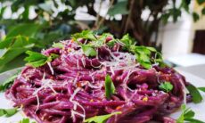 Purple Carrot Pesto Pasta