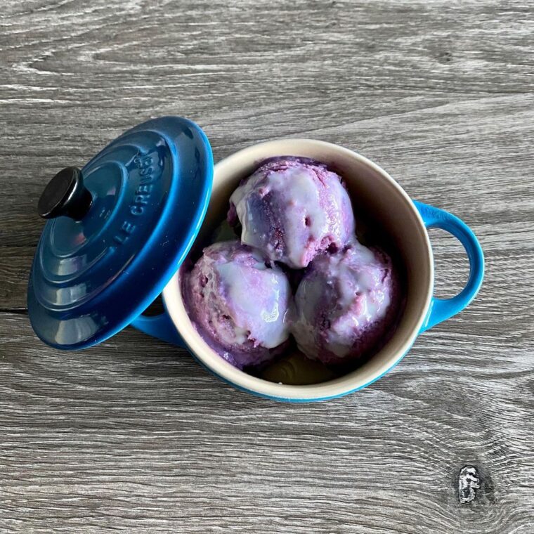 Purple Sweet Potato Ice-cream