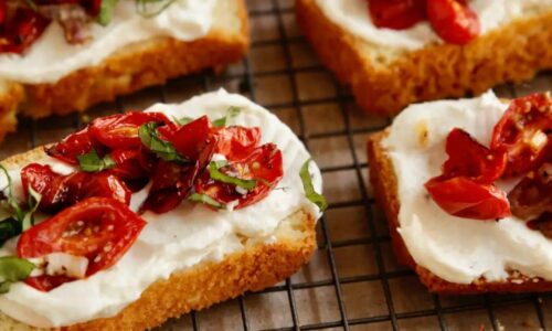Ricotta Tomato Toasts