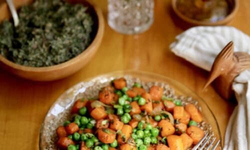 Roasted Carrots With Carrot Stem Walnut Dip
