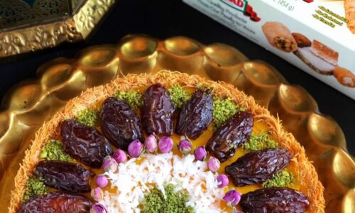 Saffron Custard Kunafa Tart - Food Recipes dari Date