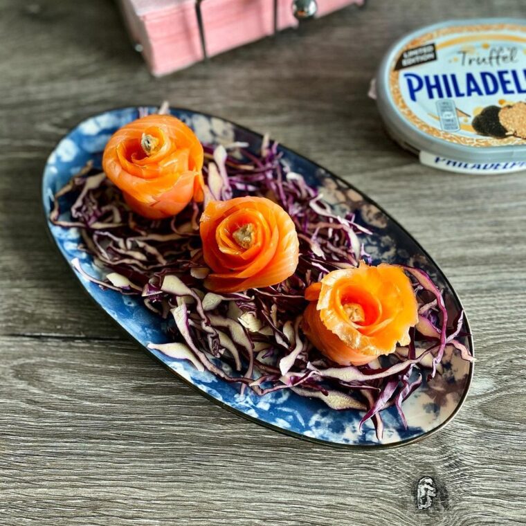 Smoked Salmon Flower