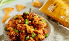 Spicy Nacho Cheese Fried Cauliflower