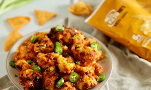 Spicy Nacho Cheese Fried Cauliflower - Food Recipes dari Almond