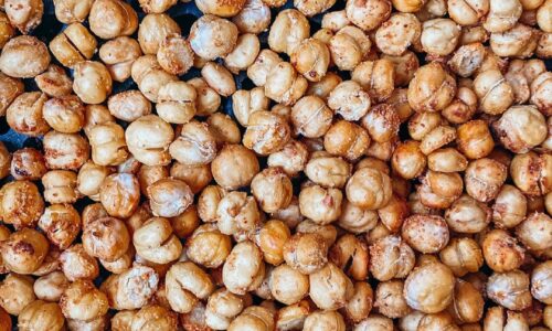 Spicy Roasted Chickpea Croutons