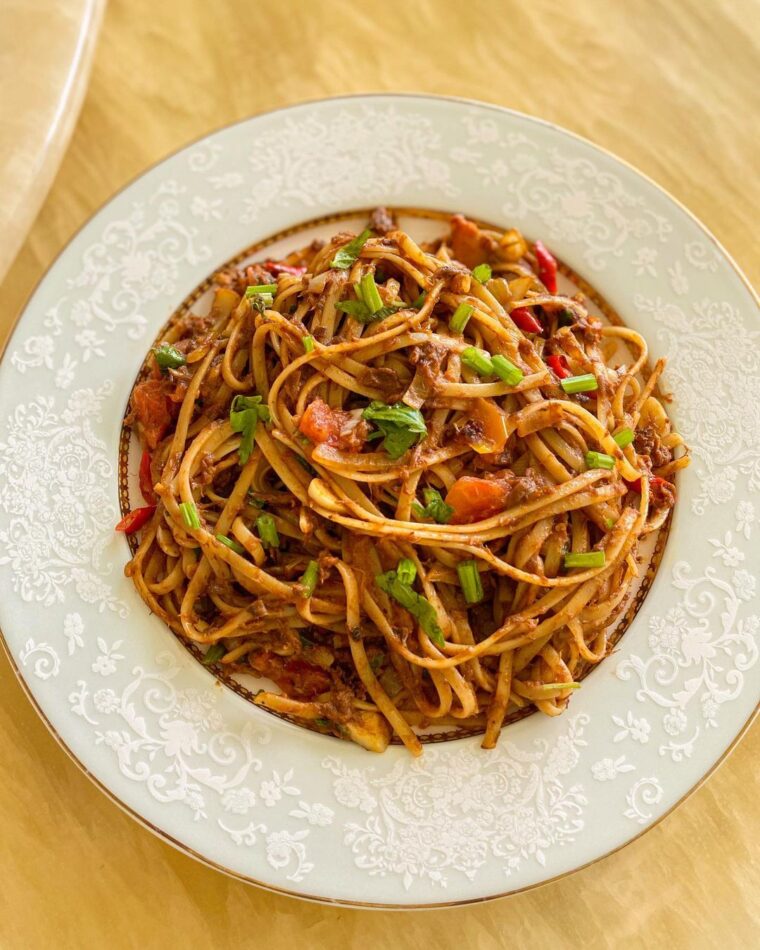 Spicy Tuna Fettuccine