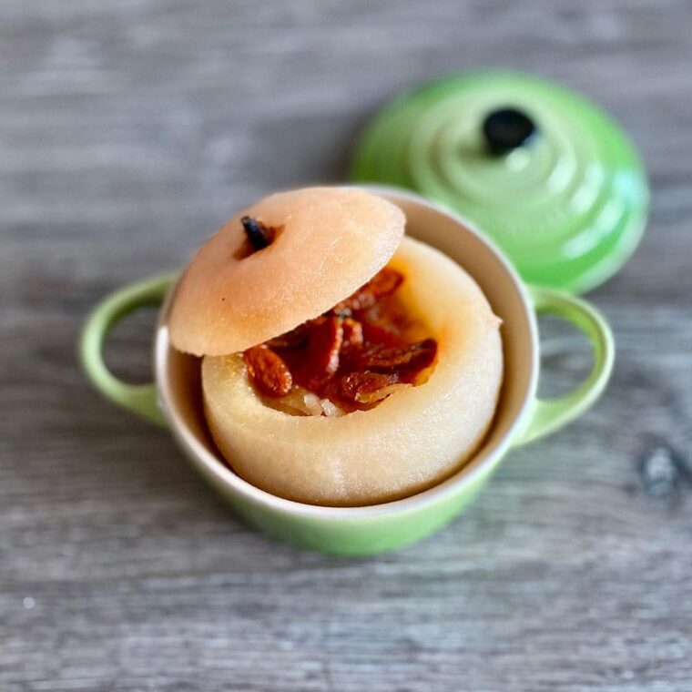 Steam Asian Pear With Rock Sugar