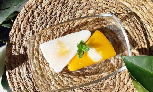 Thai Mango Coconut Jelly (Woon Mamuang) - Cake & Bread Recipes dari Mango