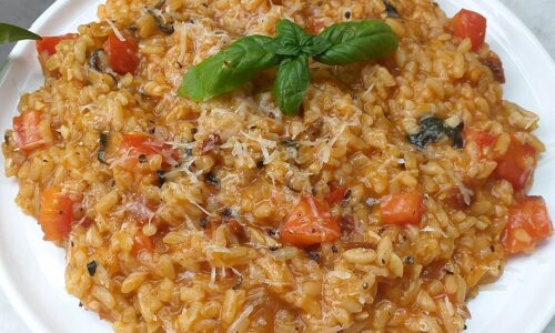 Tomato & Basil Risotto