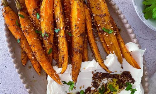 Zaatar Roasted Baby Carrots