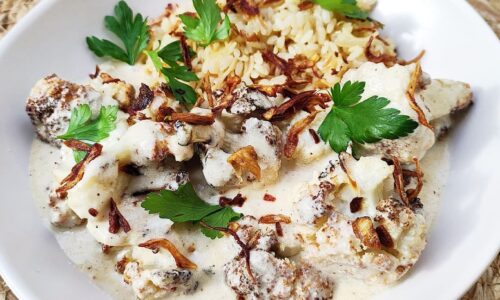 Zahra Bi’laban (Cauliflower In Yoghurt)