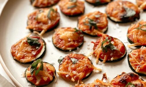 Zucchini Pizza Bites - Snacks & Sweets Recipes dari Zucchini
