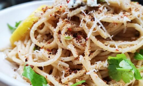 10 Minute Anchovy Pasta