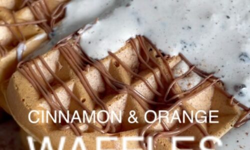 15 Min Cinnamon & Orange Waffles