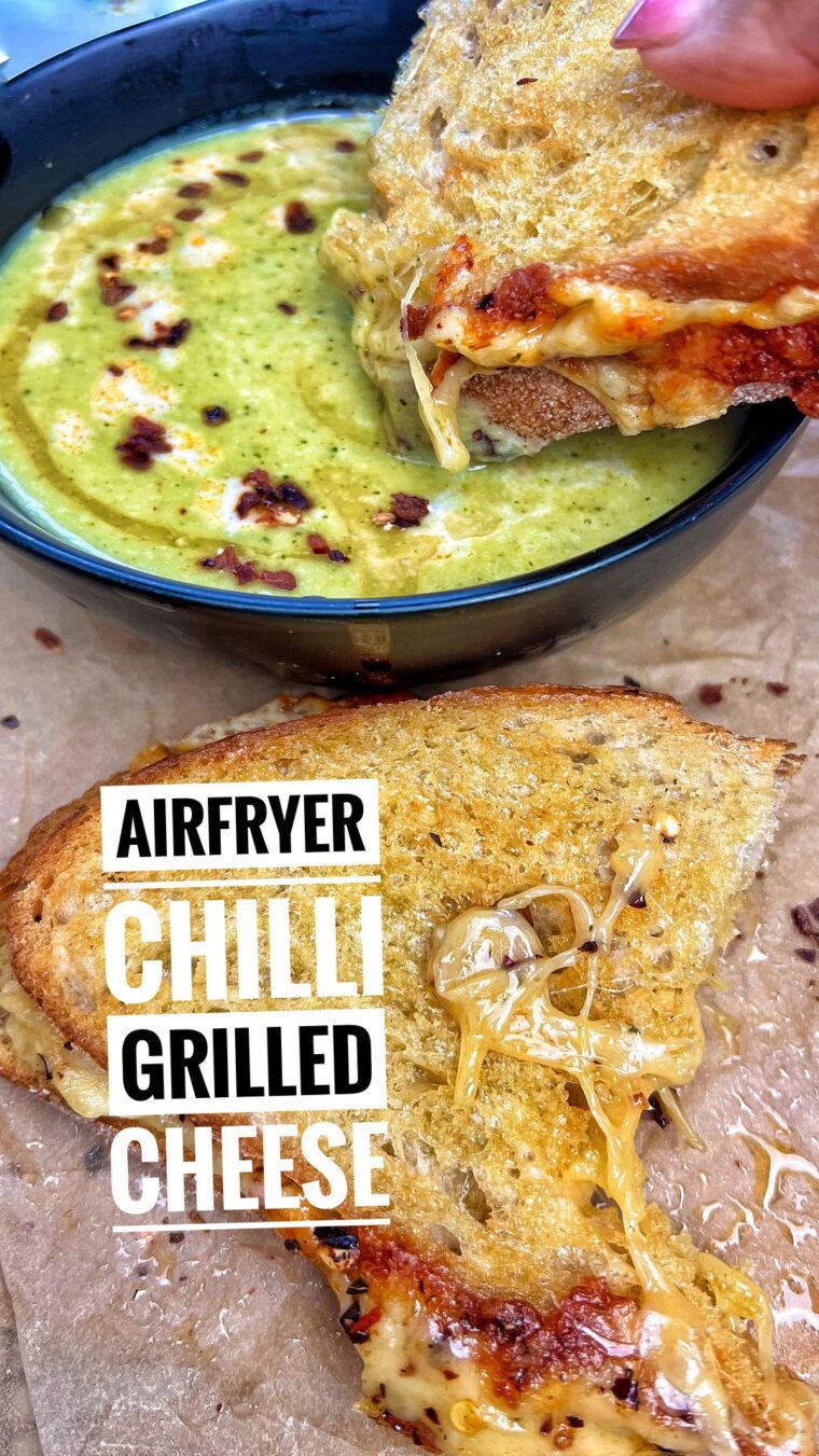 Airfried Chilli Grilled Cheese