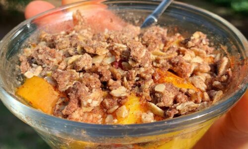 Airfried Peach Cobbler - Cakes & Breads Recipes dari Lemon
