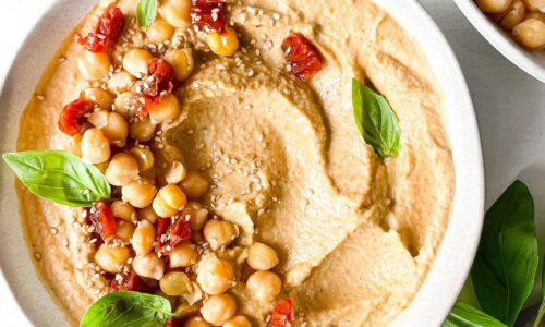 Basil And Sun-dried Tomato Hummus