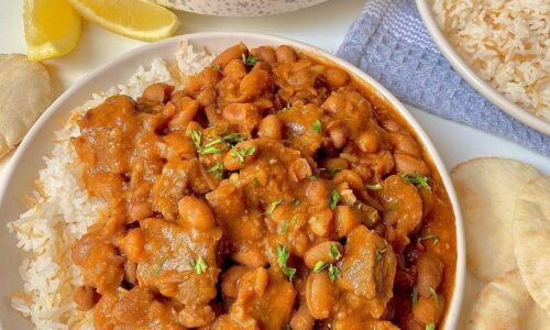 Bean Stew & Rice (Fasoulya W Rizz)