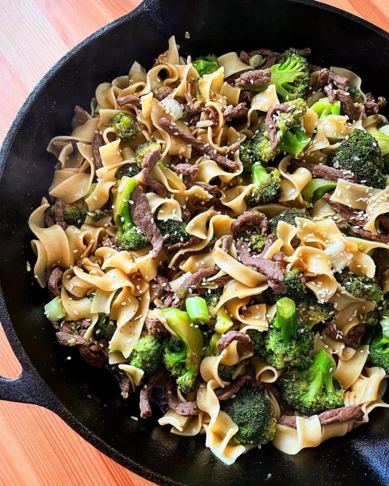 Beef & Broccoli Noodles