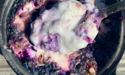 Berries And Cream Baked Oats