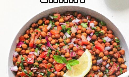 Black Chickpea / Kala Chana Chaat