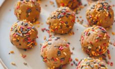 Cake Batter Protein Balls