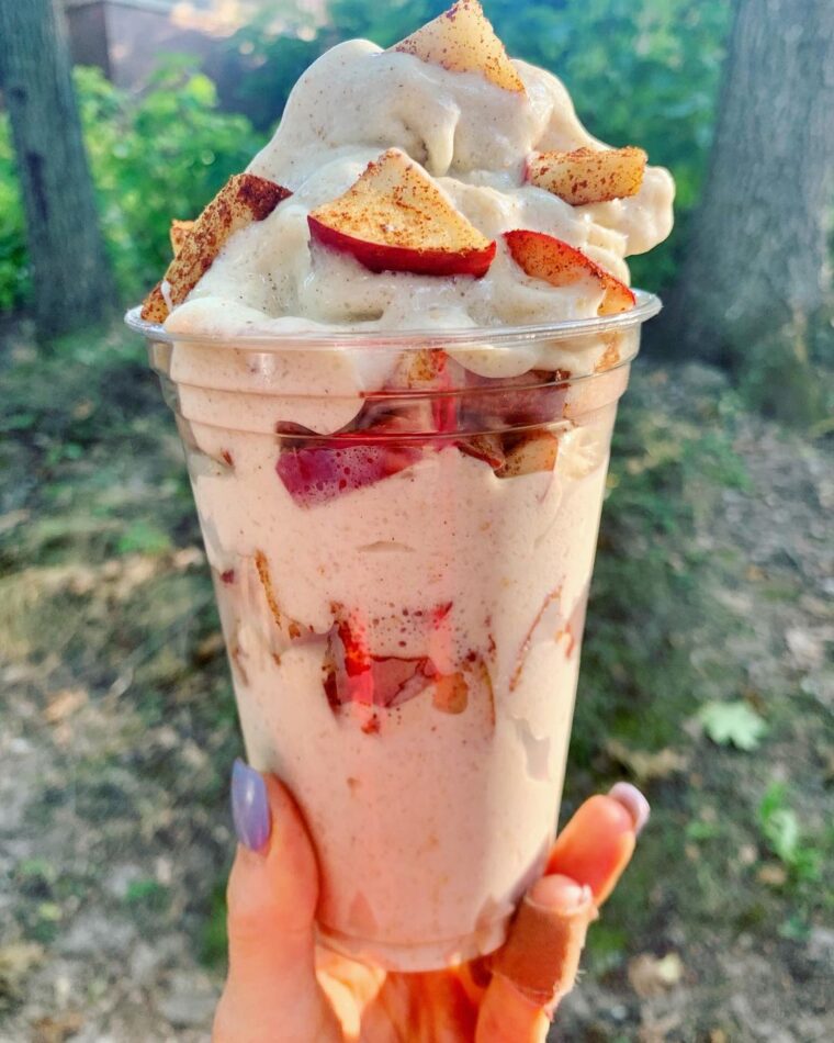 Caramel Candy Apple Protein Blizzard