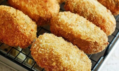 Chicken Curry & Cheese Croquettes