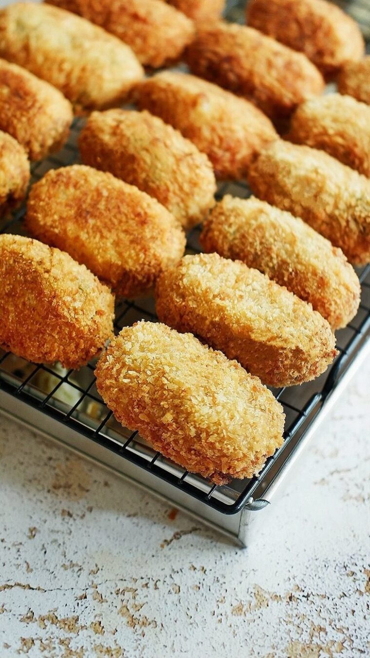 Chicken Curry & Cheese Croquettes
