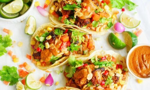 Chicken Satay Taco
