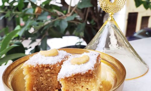 Coconut Semolina Cake