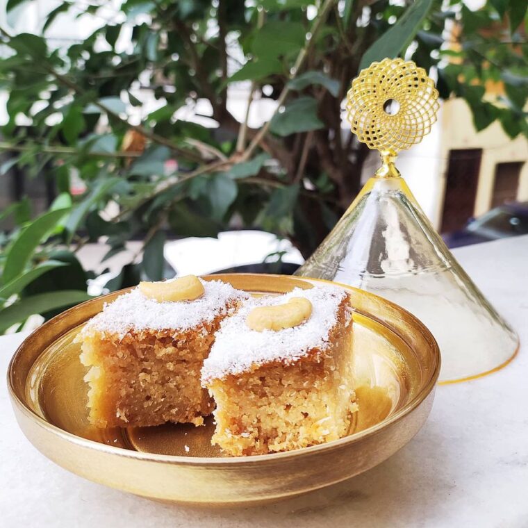 Coconut Semolina Cake