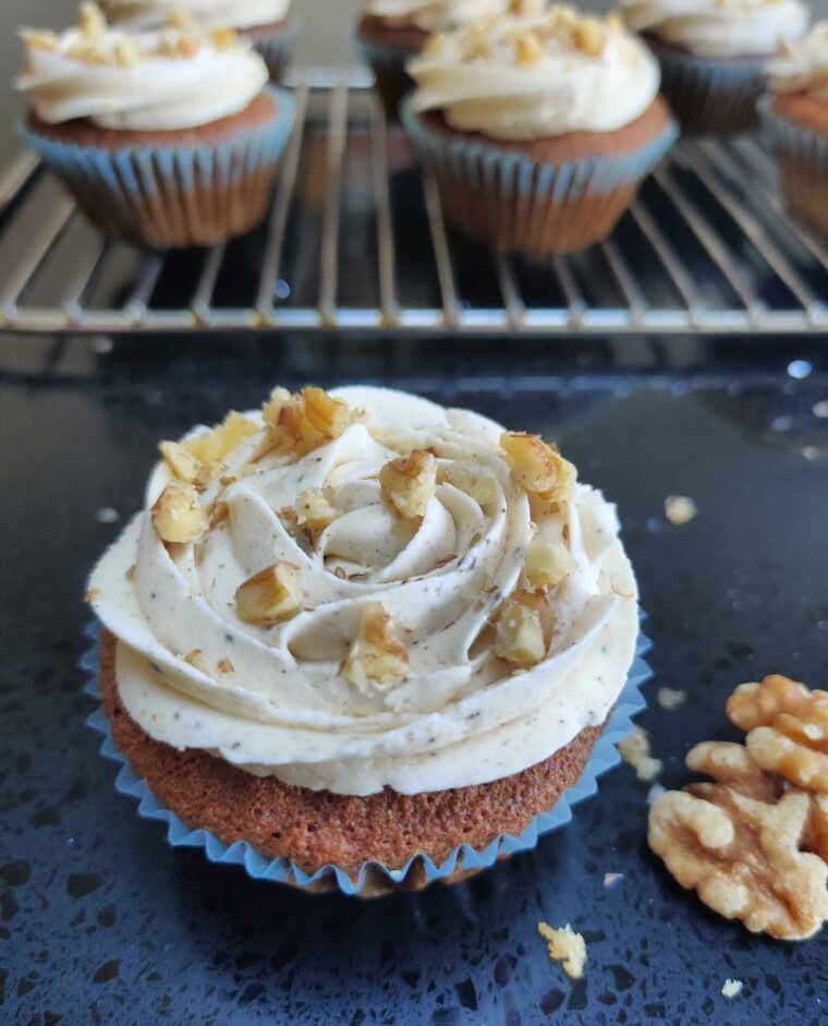 Coffee And Walnut Cupcakes