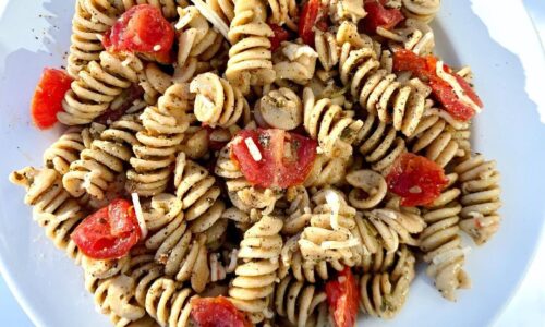 Creamy Vegan Pesto Pasta