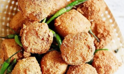 Crispy Fried Tofu (Tahu Kriuk) - Snacks, Appetizers & Desserts dari Tofu
